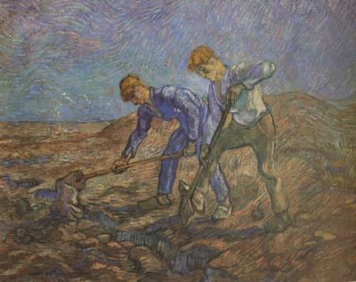  Two Peasants Digging (nn04)